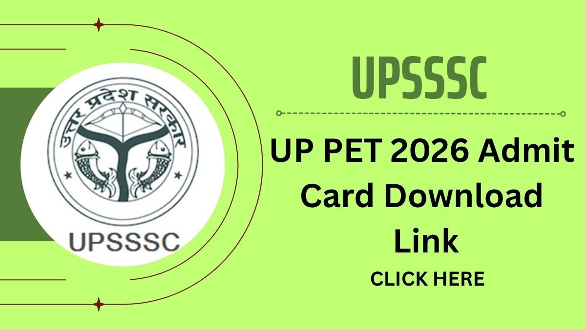 UP PET 2026 Admit Card