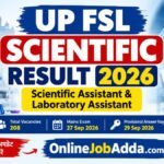 UP FSL Scientific Result 2026